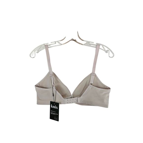 Knix Women's Beige Oyster Mesh Deep V Bra Unlined Bra NWT Size X-Large - Picture 11 of 13